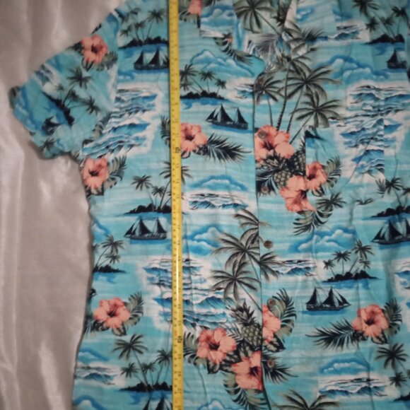 George men's hawaiian short sleeves shirt sizeXL(46-48) summer fun - Picture 4 of 10